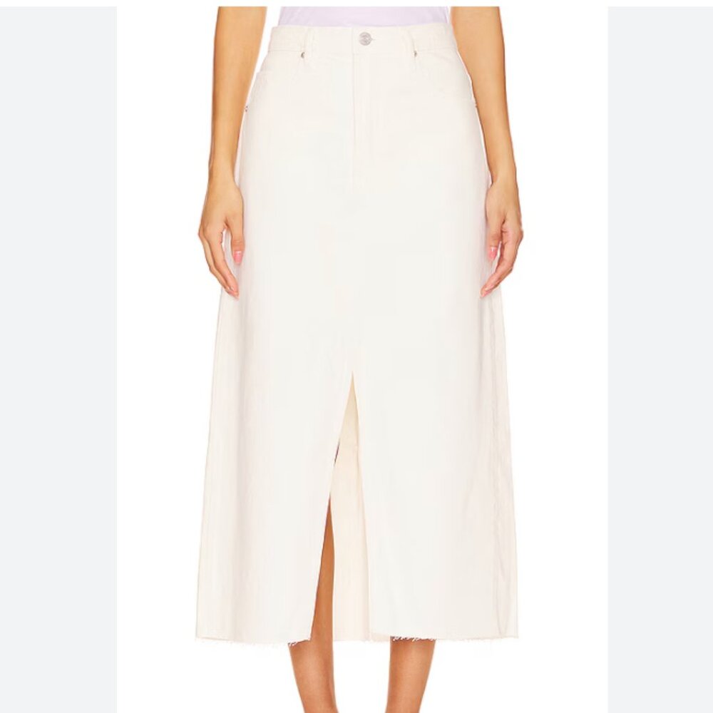 The Midaxi Skirt in Cream